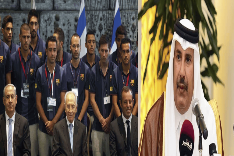 صحيفة اسرائيلية: أمير قطر وافق على زيارة برشلونة لإسرائيل أمير قطر وزيارة برشلونة لإسرائيل watanserb.com