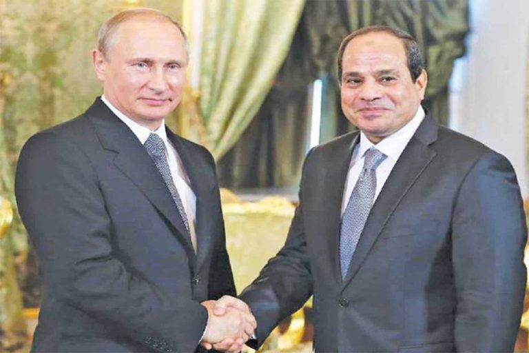 بوتين يهنئ السيسي watanserb.com