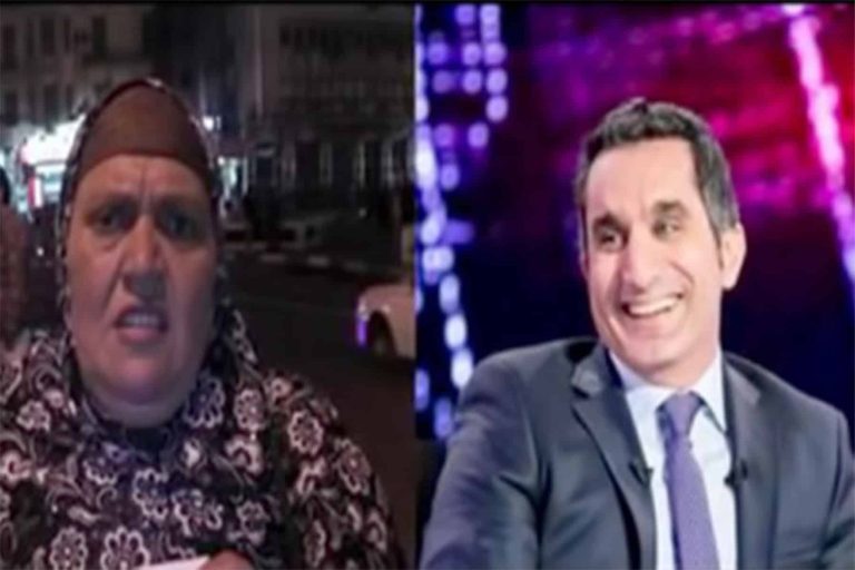 السيدة التي سخر منها باسم يوسف ترد watanserb.com