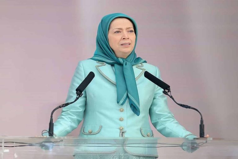 السيدة رجوي حضور وطني ودولي مميز watanserb.com