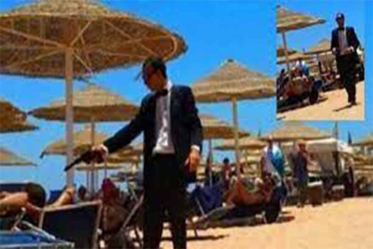 مصري يرعب السياح في شرم الشيخ watanserb.com