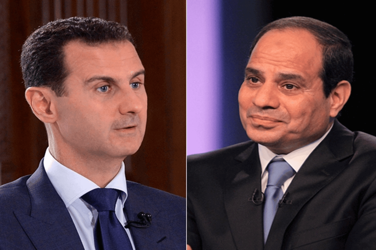 بشار والسيسي watanserb.com