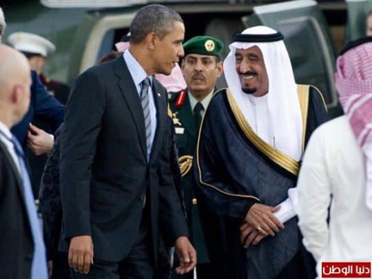 صحيفة إسرائيلية: كيف سيقابل أوباما (المتردّد) العاهل السعودي (الحازم)؟ تهنئة الملك سلمان لأوباما watanserb.com