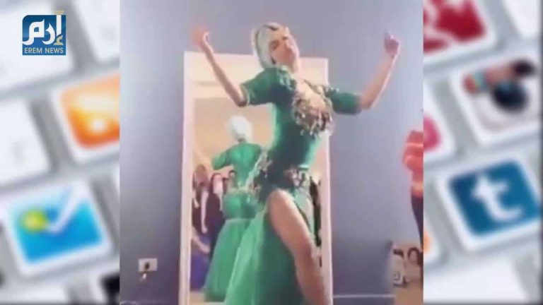 جدل واسع بين النشطاء المغربيين بعد نشر فيديو لأول راقصة شرقية محجبة! فيديو لأول راقصة شرقية محجبة