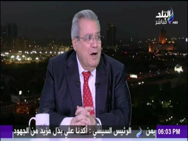 لحظة تعرض وزير الثقافة المصري الأسبق “جابر عصفور” لأزمة قلبية على الهواء “فيديو” وزير الثقافة المصري الأسبق الدكتور جابر عصفور