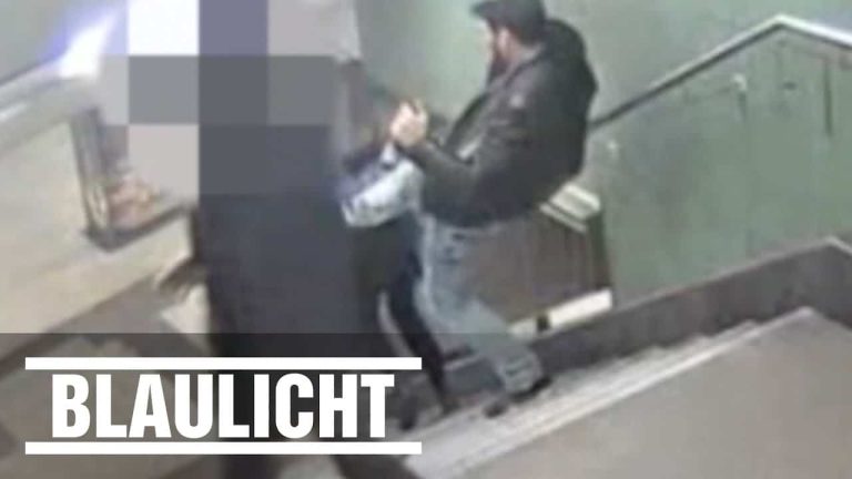ركل فتاة محجبة على ظهرها ورميها من أعلى الدرج بمحطة قطار في برلين! «فيديو» ركل فتاة محجبة على ظهرها