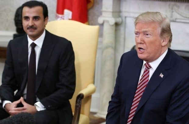 ترامب يُهاتف أمير قطر .. وهذا ما دار بينهما ترامب وتميم watanserb.com