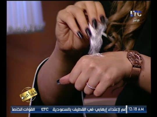 وقف المذيعة شيماء جمال مقدمة برنامج " المشاغبة " على فضائية "LTC" watanserb.com