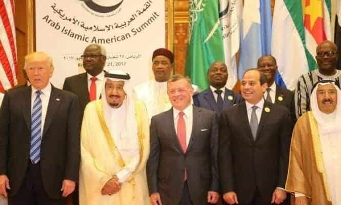 القمة الخليجية الأمريكية انتهت.. قادة الخليج وترامب اتفقوا على تأسيس مركز يتصدى لتمويل الإرهاب القمة العريبة الاسلامية الامريكية watanserb.com