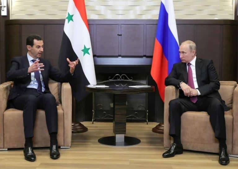 “باع القضية”.. الملك سلمان لـ”بوتين”: نقبل ببقاء بشار الأسد رئيسا لسوريا للأبد ولكن بشرط! بشار وبوتين watanserb.com