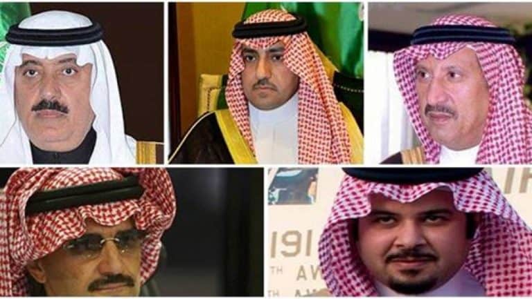 صحيفة مقربة من الديوان الملكي السعودي تنشر أسماء أبرز المعتقلين من الأمراء والوزراء ورجال الأعمال الامراء المعتقلين watanserb.com