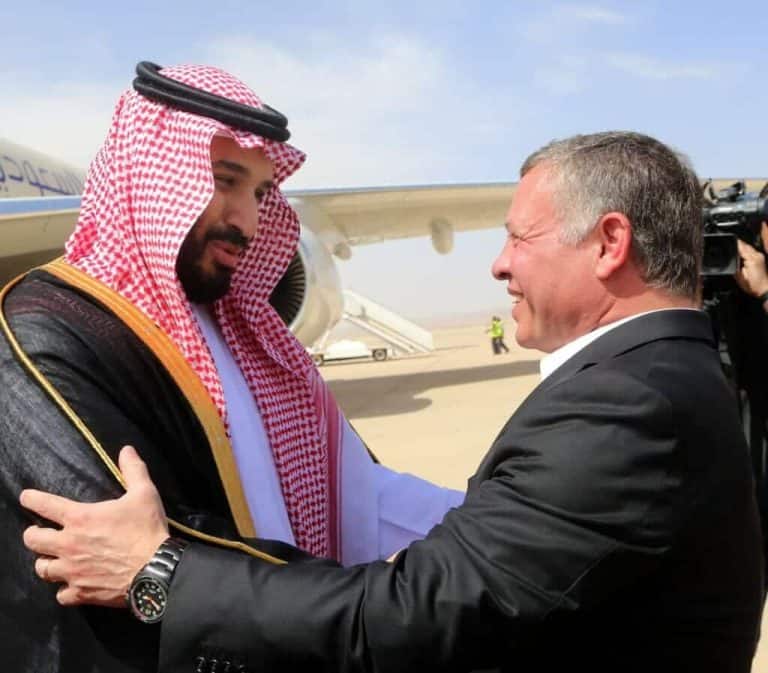 ابن سلمان وعبد الله الثاني watanserb.com