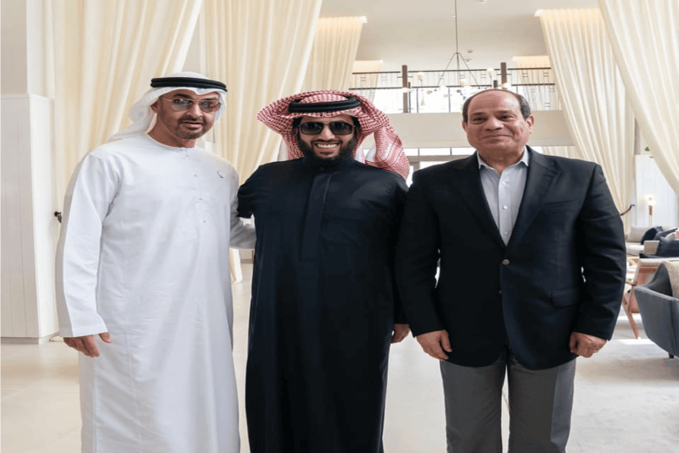 تركي آل الشيخ والسيسي watanserb.com