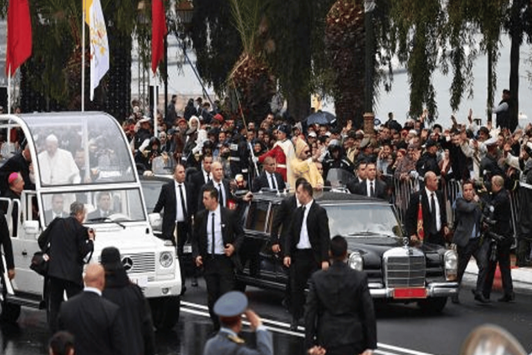موكب الملك وبابا الفاتيكان watanserb.com