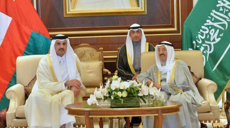 امير قطر وامير الكويت watanserb.com