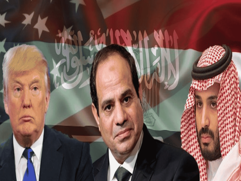 بن زايد وبن سلمان والسيسي watanserb.com