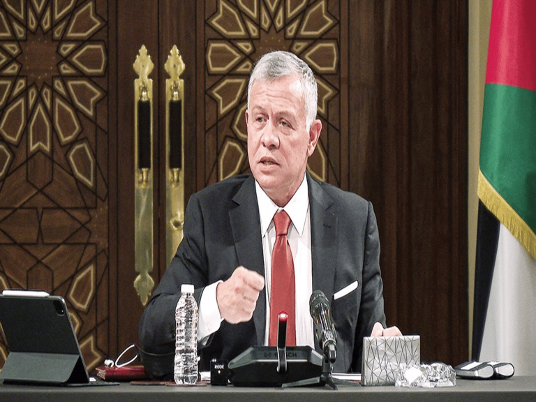 الملك الأردني غاضب watanserb.com