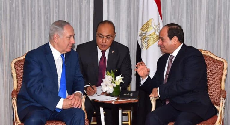 السيسي ونتنياهو watanserb.com