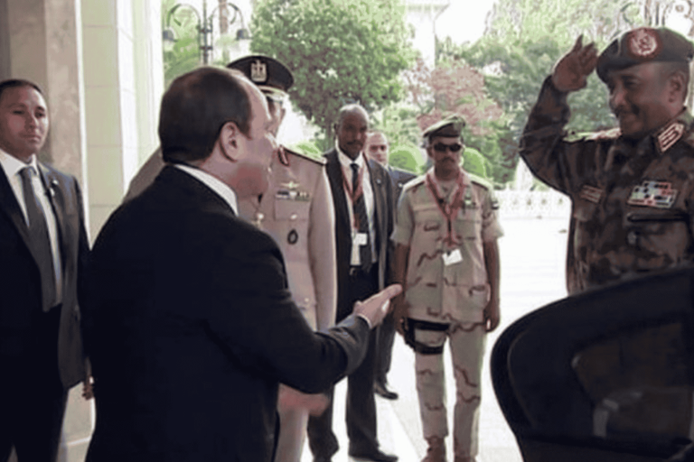 لقاء البرهان السيسي watanserb.com