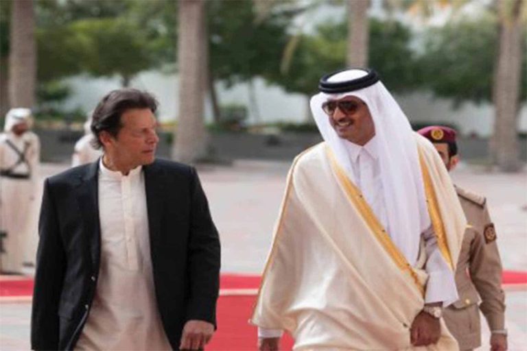 عمران خان مع أمير قطر watanserb.com