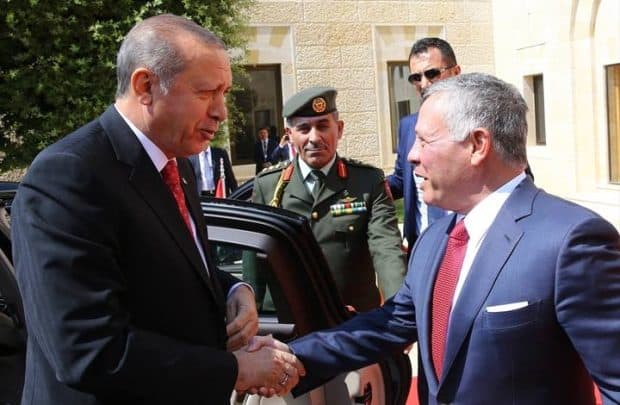 عبد الله الثاني واردوغان watanserb.com