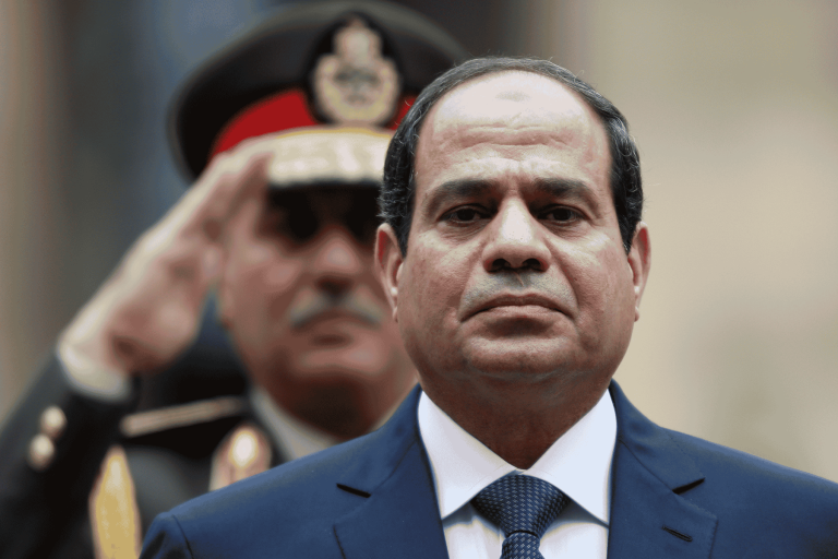 متظاهرين طالبوا برحيل السيسي watanserb.com