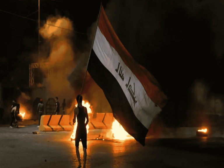 حرق القنصلية الإيرانية في كربلاء watanserb.com