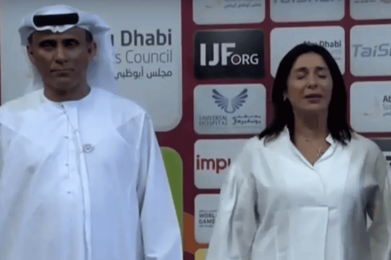 النشيد الإسرائيلي في أبوظبي watanserb.com