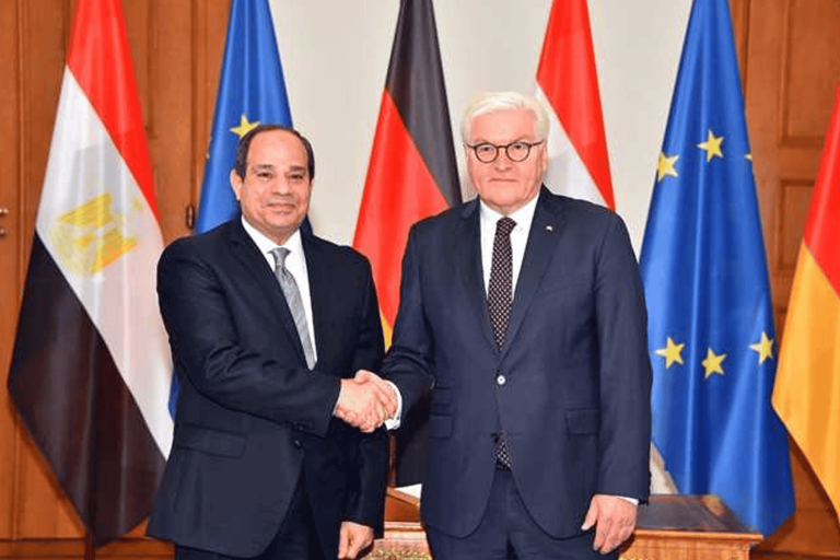 السيسي و الرئيس الألماني watanserb.com