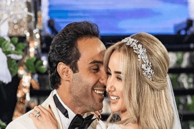 هنا الزاهد في أحضان زوجها watanserb.com