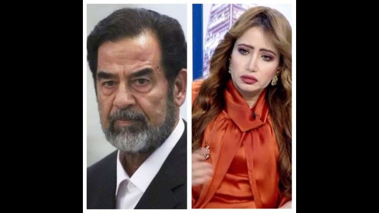 مي العيدان تسب صدام حسين