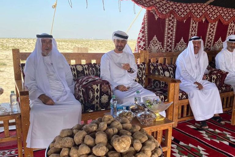 غير طبيعي بالمرة.. أحدث ظهور لرئيس الإمارات المغيب خليفة بن زايد يثير جدلاً واسعاً ظهور خليفة بن زايد watanserb.com