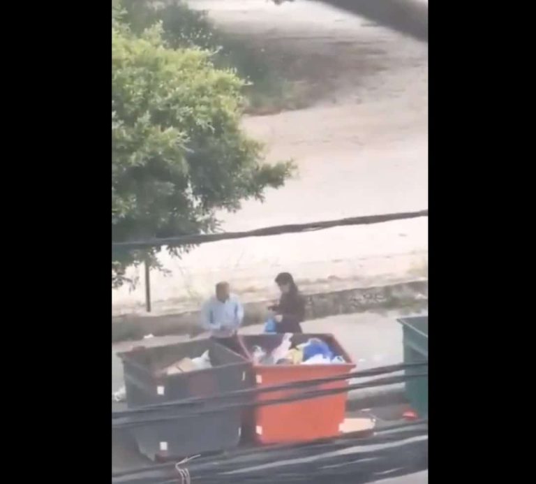 مقطع فيديو يوثق رجل لبناني وزوجته الحامل يأكلان من القمامة رجل لبناني وزوجته الحامل يأكلان من القمامة