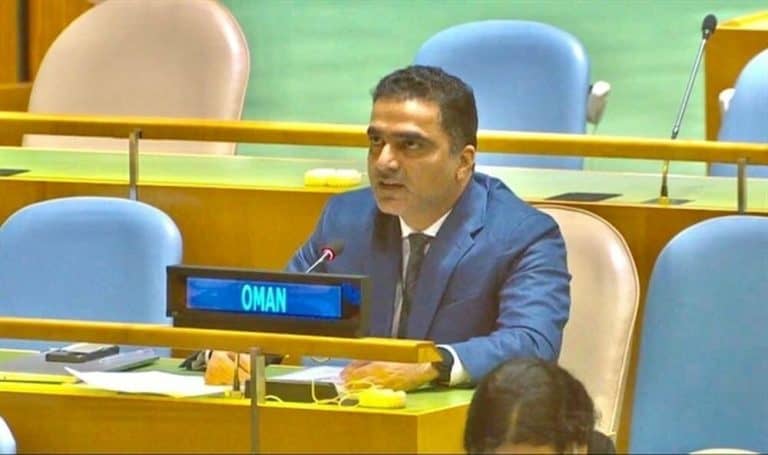 “كل واحد حر في حاله”.. سلطنة عُمان تدعو إلى احترام سيادة الدول وعدم التدخل في شؤونها أحمد بن داود الزدجالي نائب مندوب وفد سلطنة عُمان الدائم لدى الأمم المتحدة watanserb.com