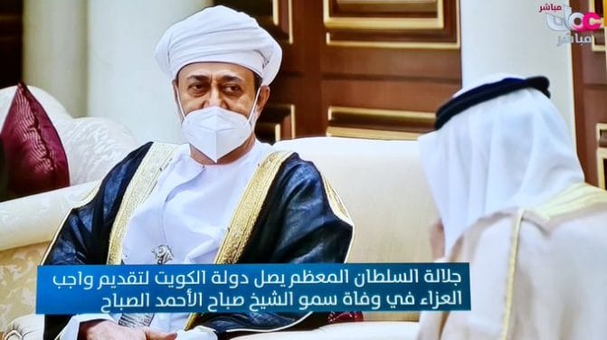 سلطان عمان السلطان هيثم بن طارق وامير الكويت الشيخ صباح الأحمد watanserb.com
