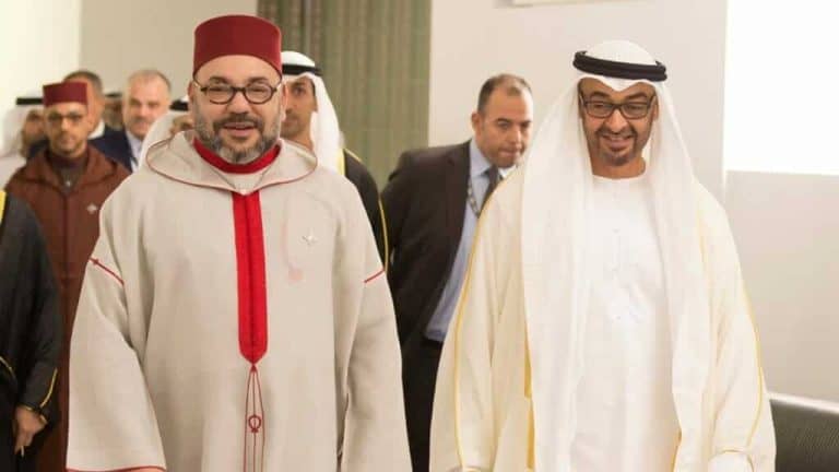 ملك المغرب محمد السادس ومحمد بن زايد watanserb.com