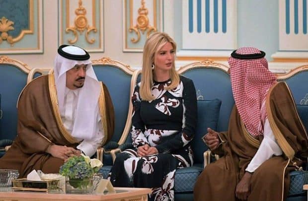ايفانكا ترامب في الرياض محمد بن سلمان watanserb.com