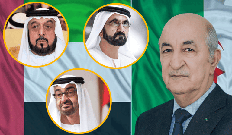 “شاهد” هل فعلتها الإمارات؟! .. مسؤول جزائري كبير يفضح المستور لضرب الجزائر وجيشها تقارير عن توتر العلاقات بين الجزائر والامارات بعد رسالة تهديد من محمد بن زايد-صالح قوجيل watanserb.com