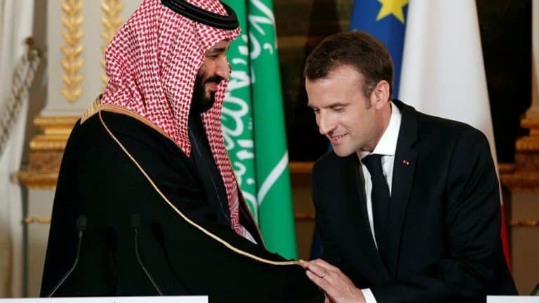 ماكرون و محمد بن سلمان watanserb.com