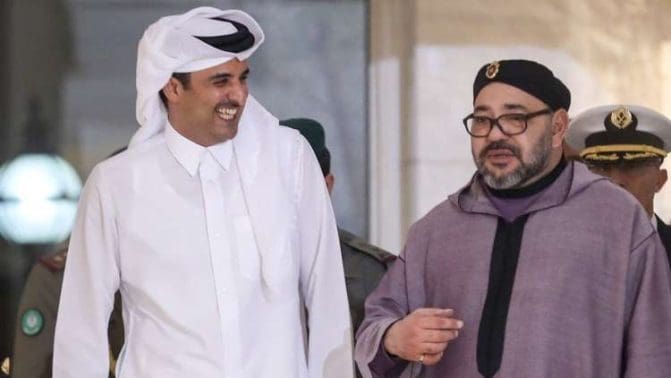 محمد السادس والامير تميم watanserb.com