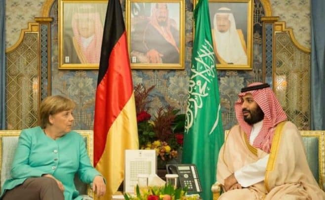لم يكترثوا لتوسلات عادل الجبير.. ألمانيا توجه صفعة جديدة لـ ابن سلمان هذه تفاصيلها المستشارة الالمانية ومحمد بن سلمان- الحكومة الألمانية السعودية watanserb.com