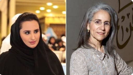 ظهور نادر لزوجة أمير قطر في الكويت مع زوجة الأمير ناصر صباح الأحمد لتقديم واجب العزاء زوجة أمير قطر وزوجة الشيخ ناصر الصباح watanserb.com