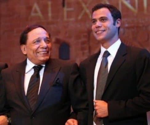 عادل إمام ونجله محمد امام watanserb.com