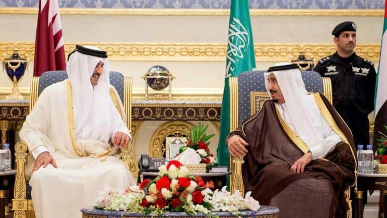 أمير قطر يعزي الملك سلمان بوفاة الأميرة طرفة watanserb.com