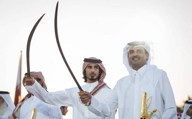 امير قطر الشيخ تميم بن حمد ترامب watanserb.com