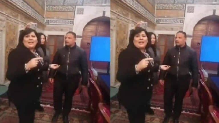 شاهد ما حدث مع عبير موسى داخل برلمان تونس عندما استفزت أحد النواب ليضربها وتصوره عبير موسى وسيف الدين مخلوف watanserb.com