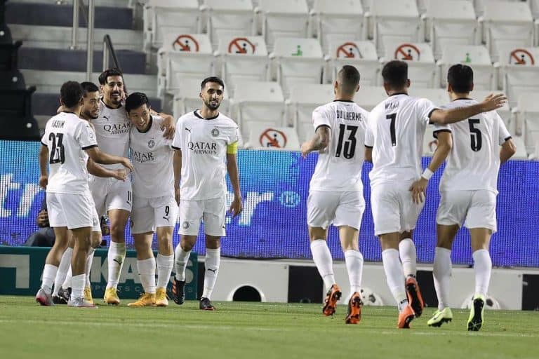 “شاهد” اللاعب الجزائري بغداد بونجاح يتألق مع السد القطري ويسجل سوبر هاتريك في شباك منافسه السيلية فريق السد القطري watanserb.com