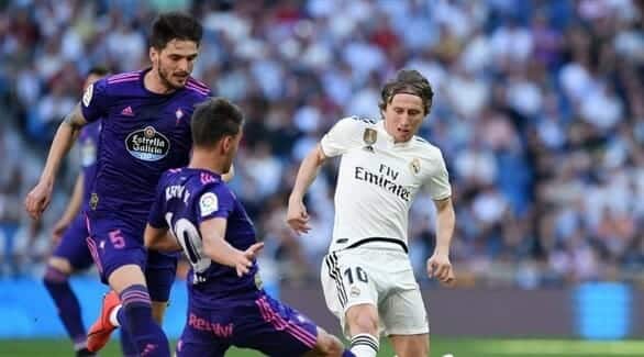 الريال يضرب سلتا فيغو بهدفين نظيفين ويتصدر ترتيب “الليغا” الاسبانية فريق ريال مدريد أمام سلتا فيغو watanserb.com