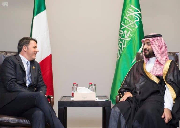 تفاصيل رشوة قدمها محمد بن سلمان الى رئيس وزراء إيطاليا السابق بقيمة 80 ألف دولار سنوياً! رشوة محمد بن سلمان إلى ماثيو رينزي رئيس وزراء إيطاليا السابق تثير ضجة watanserb.com