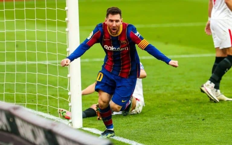 مباراة برشلونة واشبيلية في قمة الجولة الرابعة والعشرين بالدوري الإسباني watanserb.com